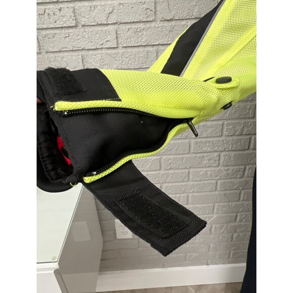 Bilt Women Black / Hi-Viz Yellow & Black Motorcycle Jacket Size M - Picture 9 of 16